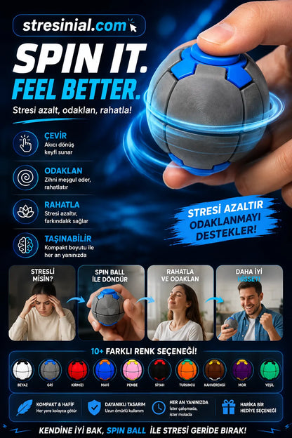 Stresini Al - Spinball Yeni Nesil Top Oyuncak