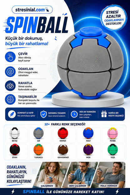 Stresini Al - Spinball Yeni Nesil Top Oyuncak